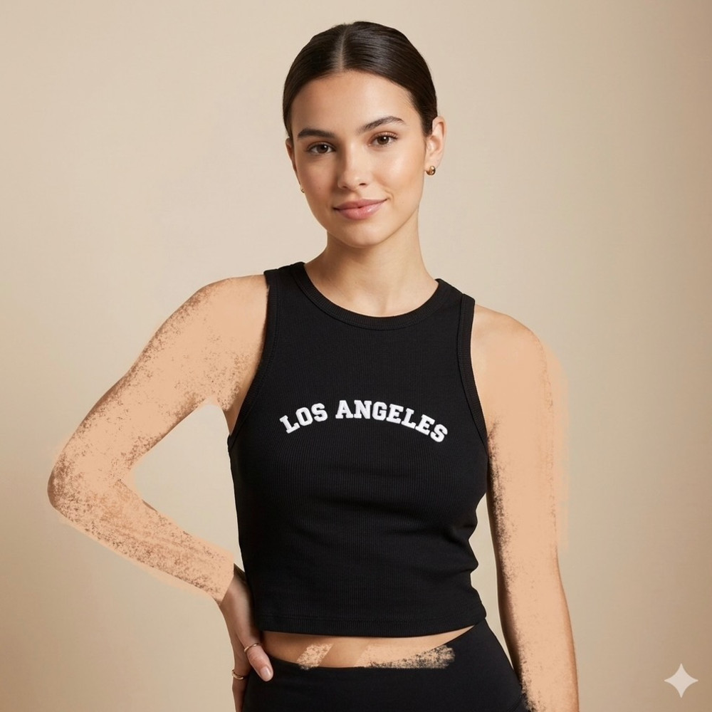 کراپ تاپlos angeles کبریتی دخترانه