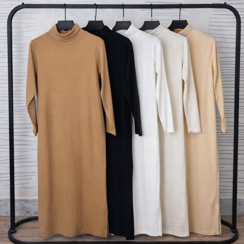 ماکسی بلند یقه اسکی کبریتی زنانه