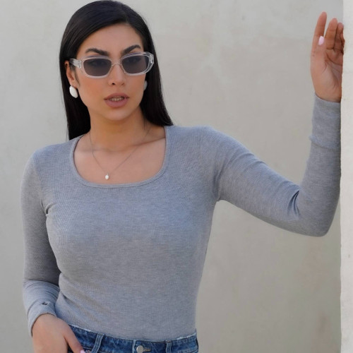 بادی یقه خشت آستین بلند کبریتی جذب زنانه