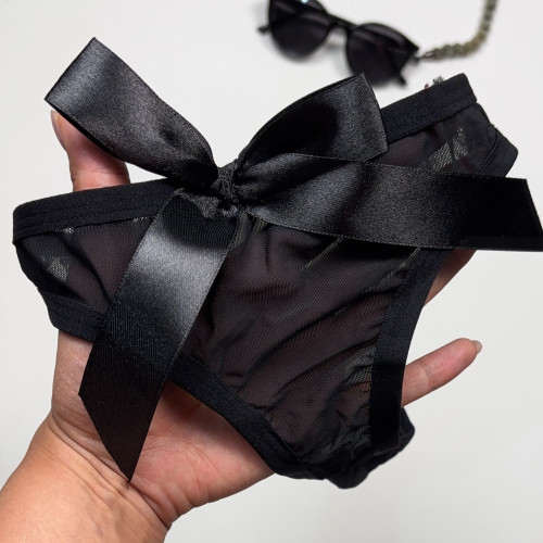 شورت دانتل پشت و جلو پاپیون زنانه- جذاب و خاص