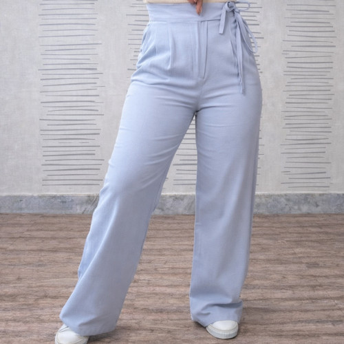 شلوار بگ فاق بلند کنفی زنانه