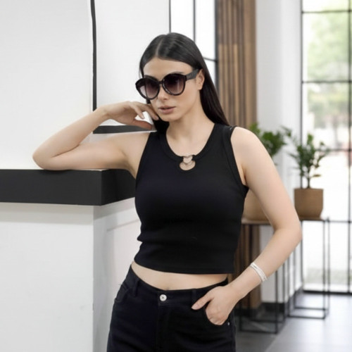 تاپ نوار پهن قلب فانتزی کبریتی دخترانه