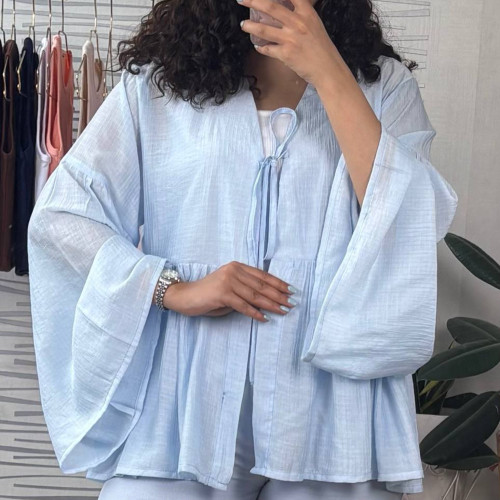 شومیز عروسکی نخی اعلاء جلوگره دخترانه