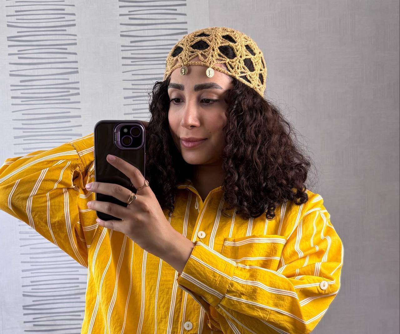 کلاه قلاب بافی مدل ماتیلدا دخترانه