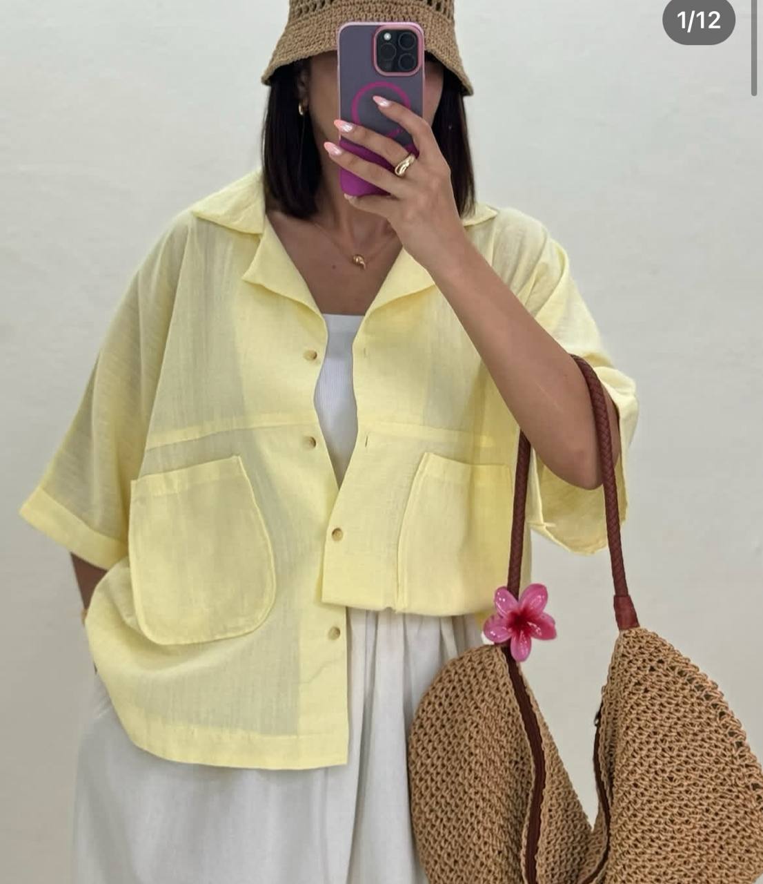 شومیز لینن زارا درجه ۱ زنانه