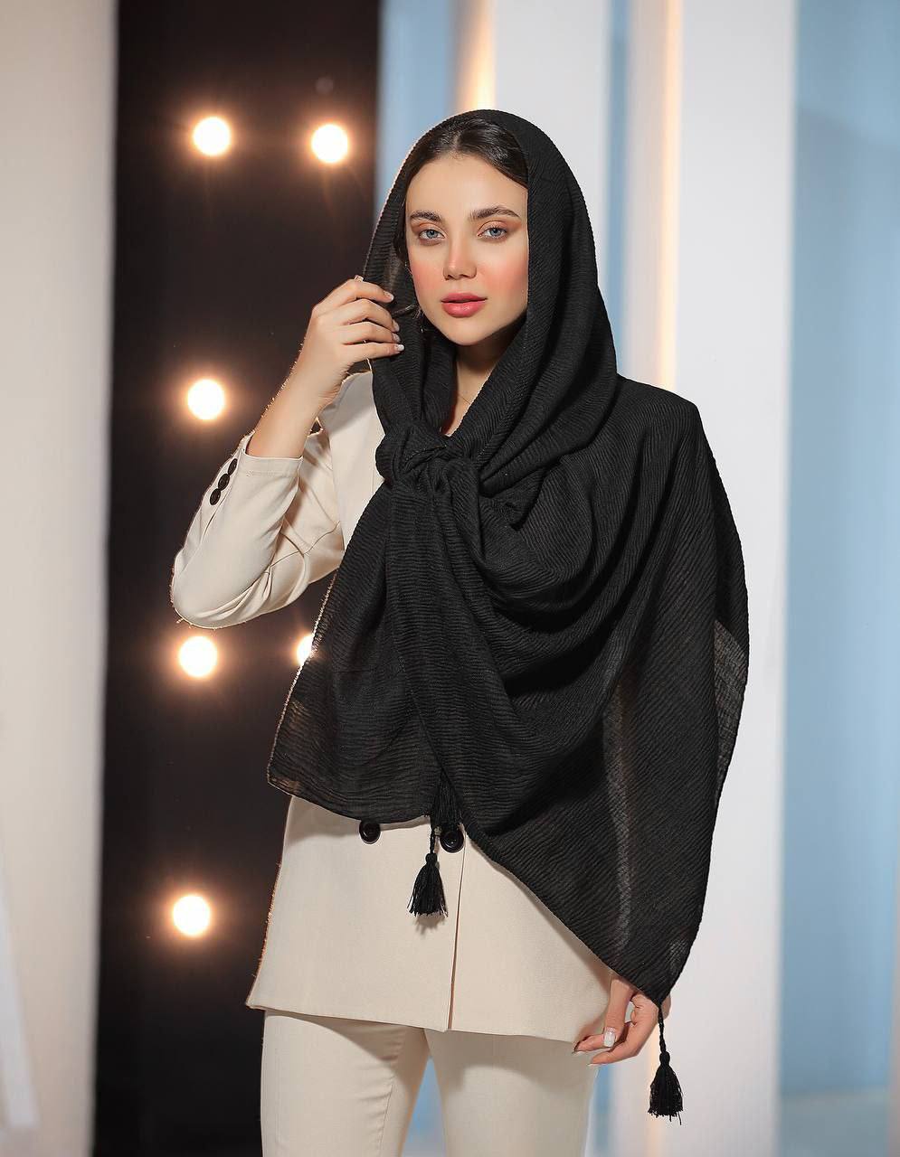 شال جناقی پلیسه پاییزی زنانه